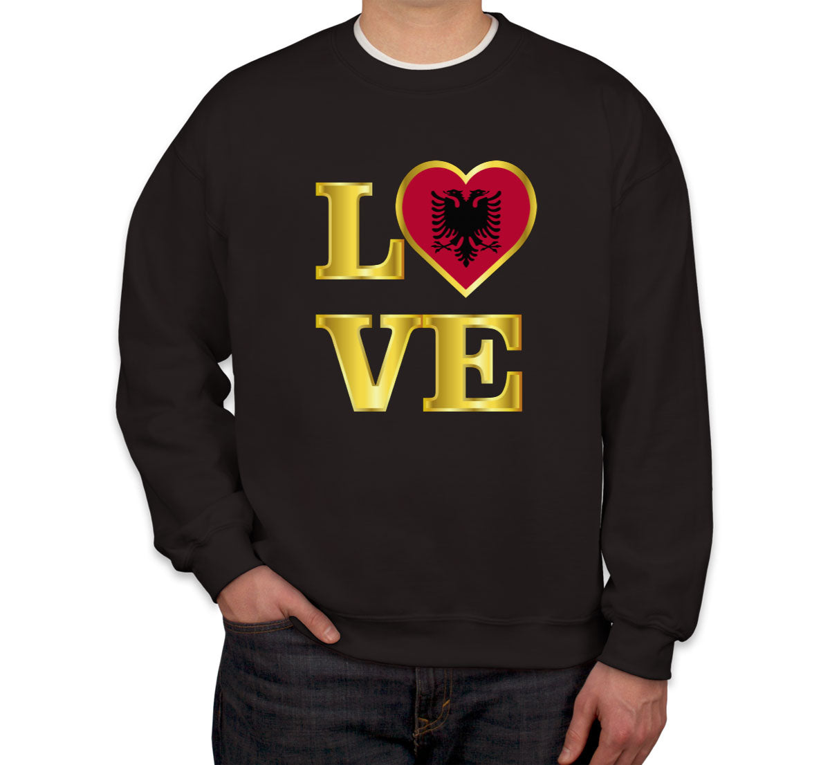 Albania Love Unisex Sweatshirt