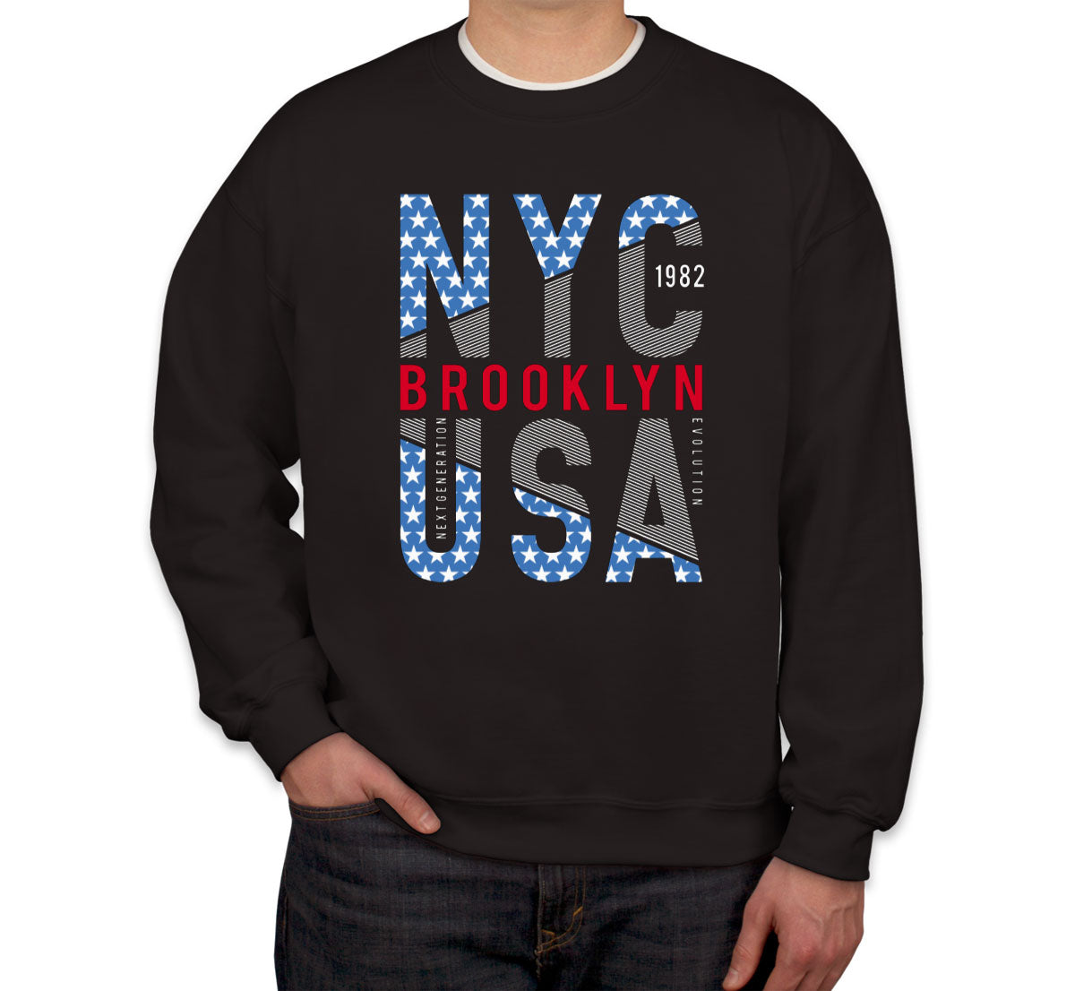 Brooklyn NYC USA Unisex Sweatshirt