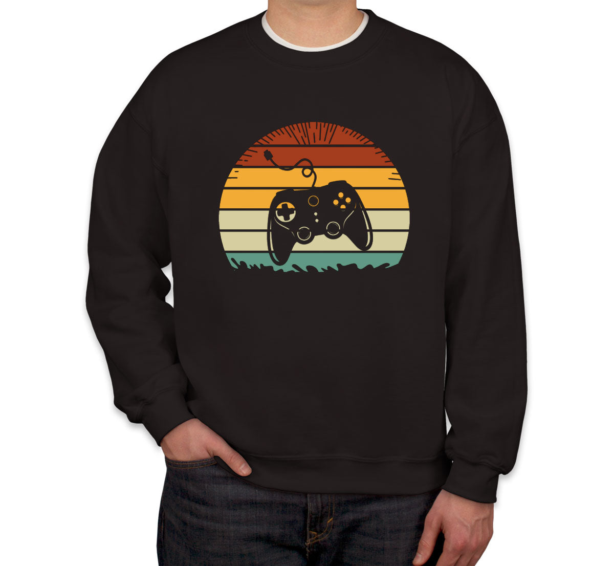 Retro Sunset Gaming Unisex Sweatshirt