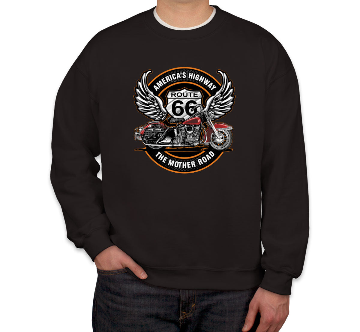 Route 66 The Mother Road Unisex Sweatshirt