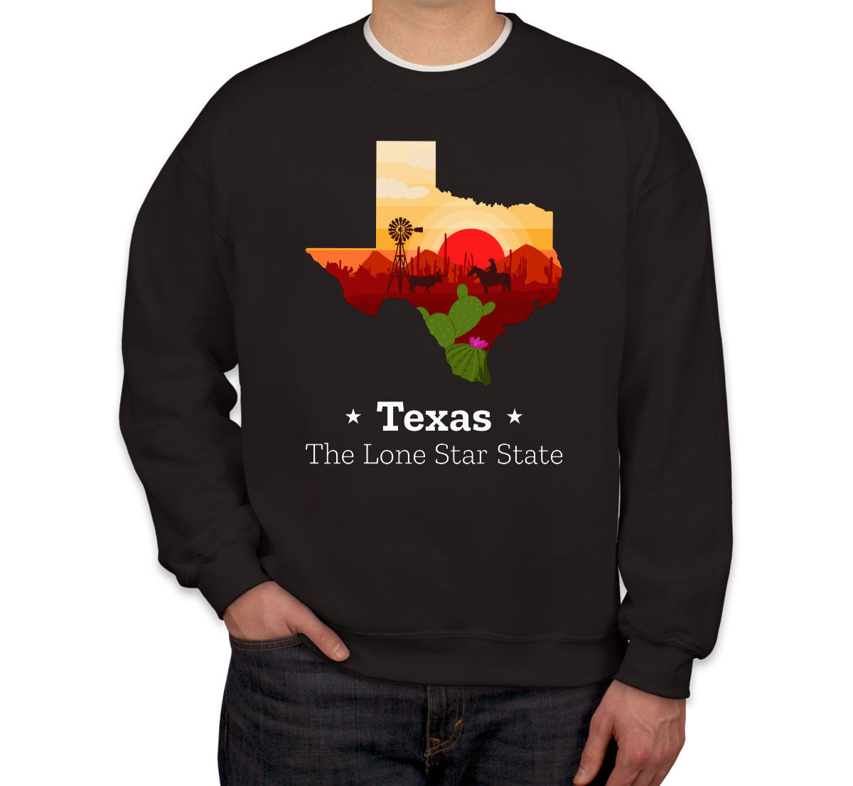 Texas The Lone Star State Unisex Sweatshirt