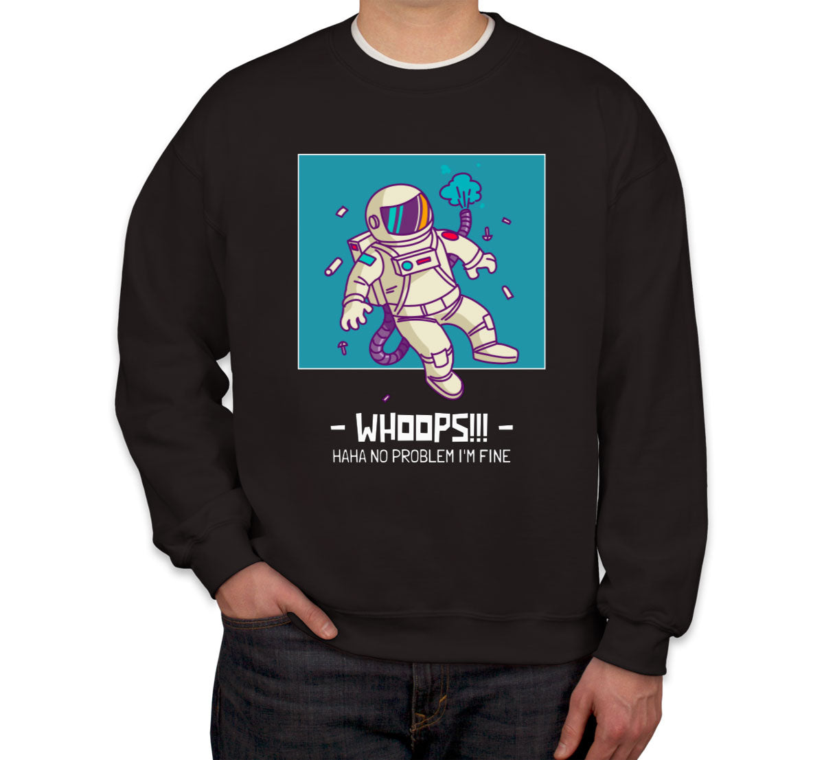 Astronaut Fart Unisex Sweatshirt