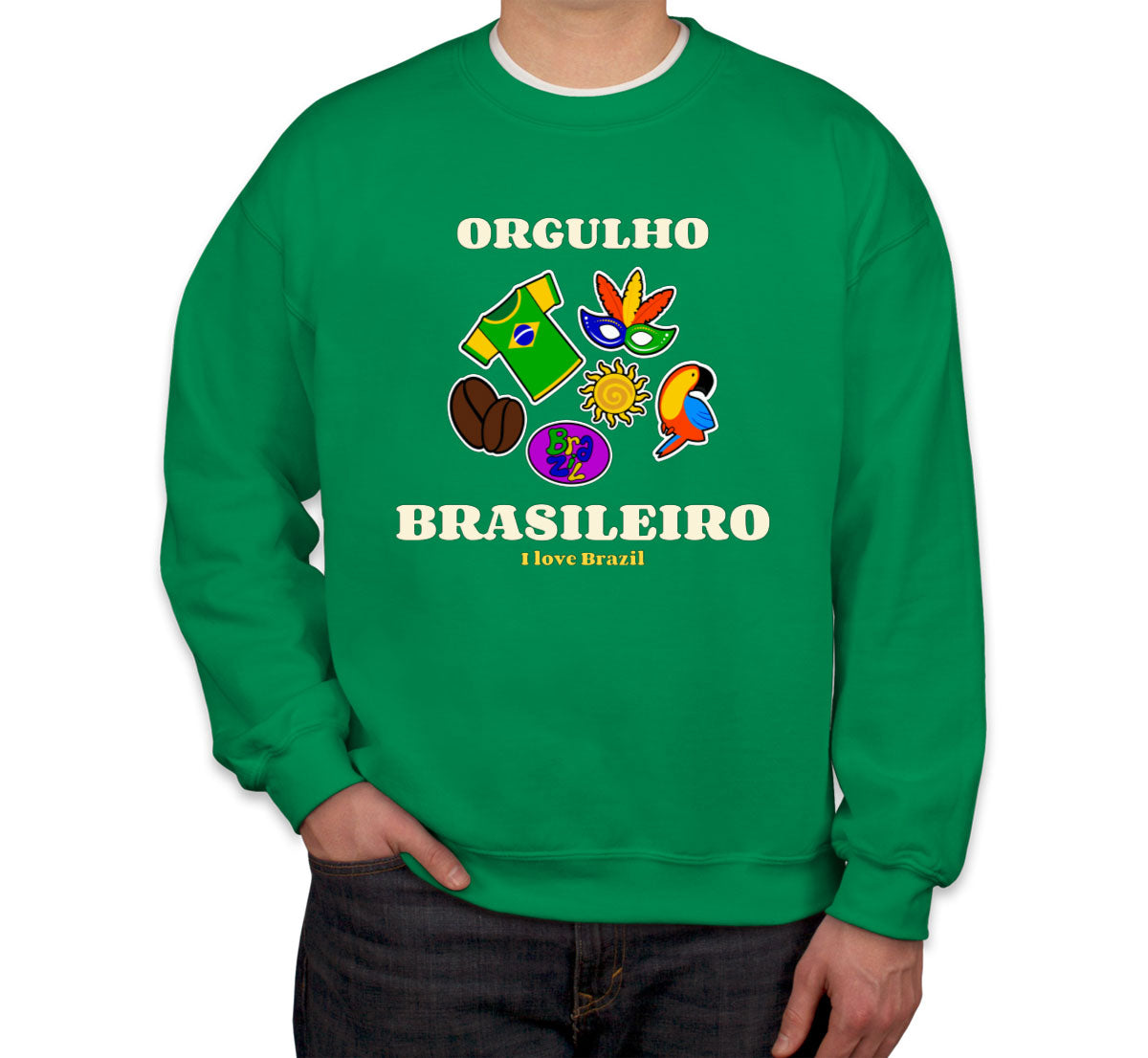 Brazil Composition Unisex Sweatshirt