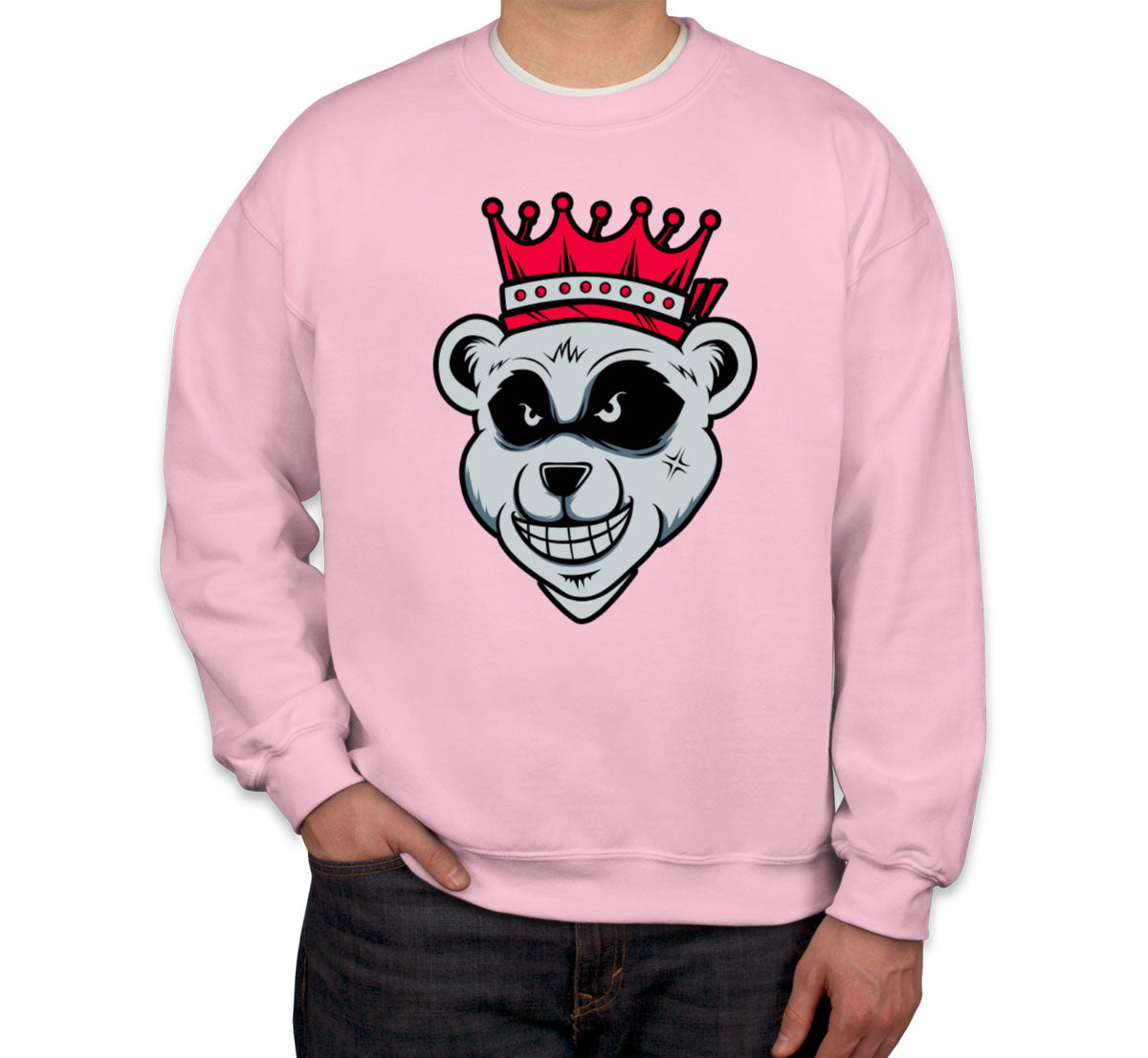 King Bear With Crown Unisex Sweatshirt