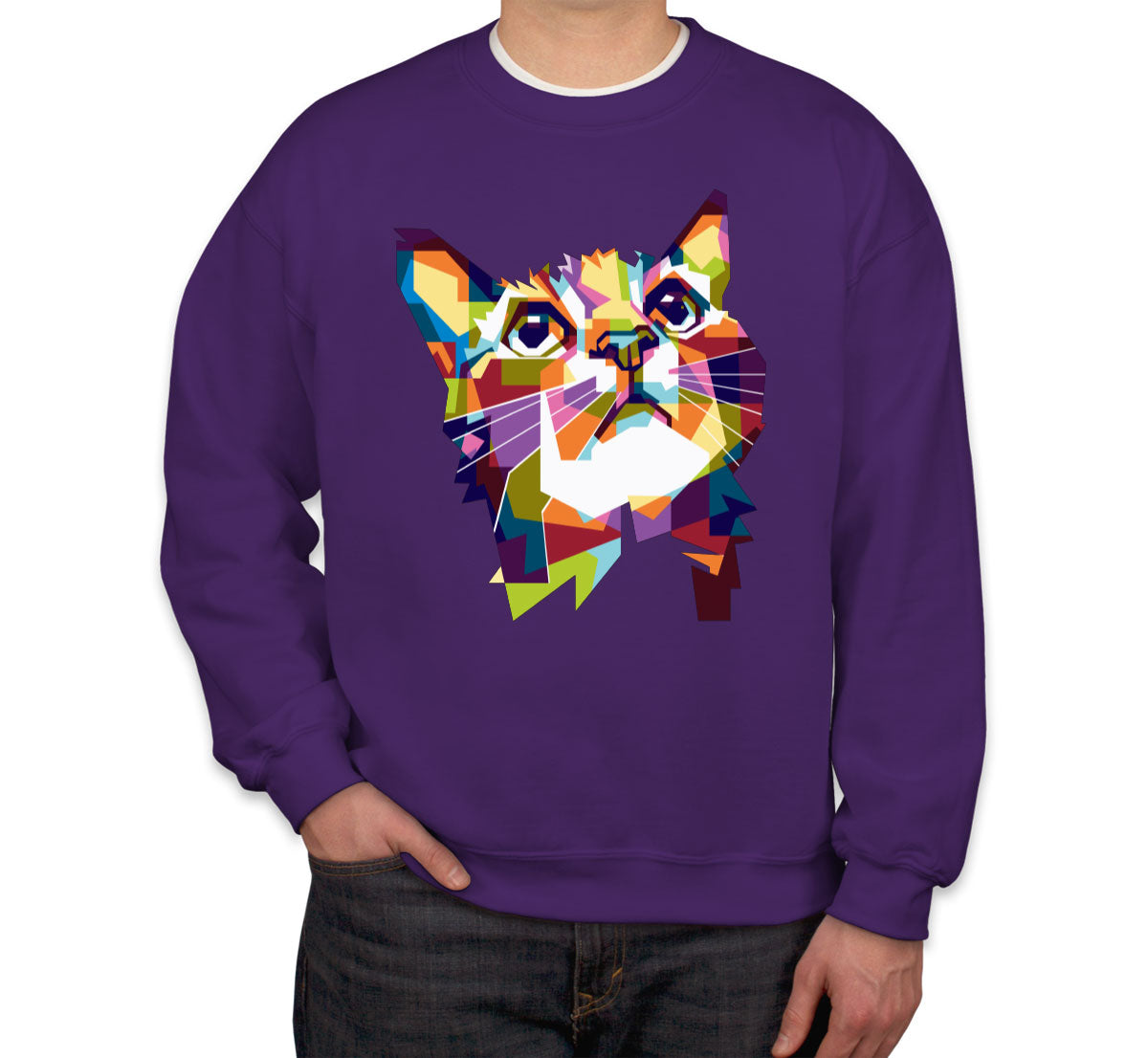 Colorful Cat Unisex Sweatshirt