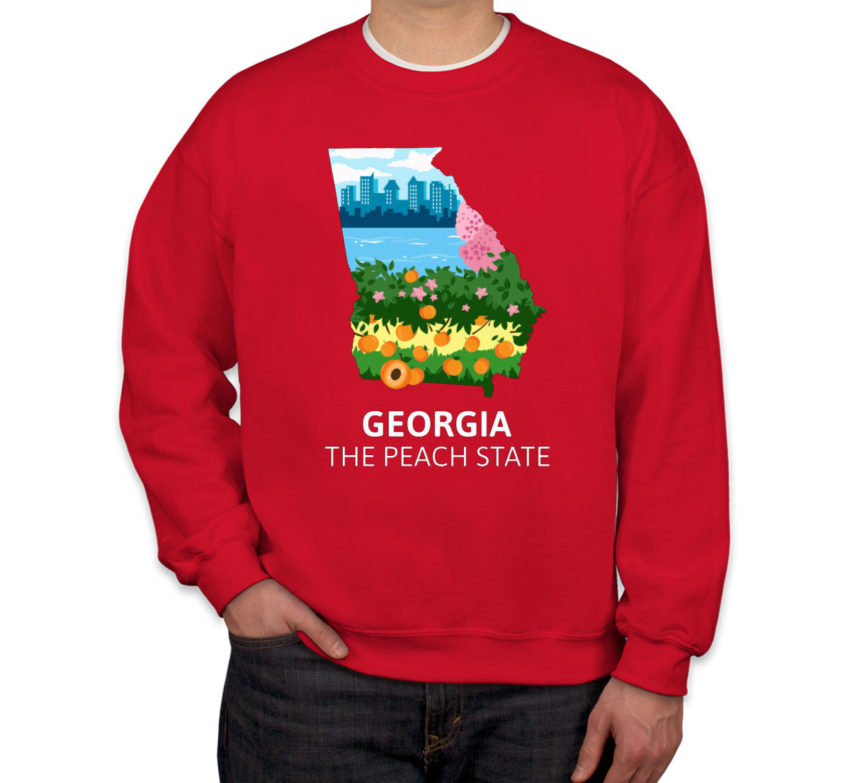 Georgia The Peach State Unisex Sweatshirt