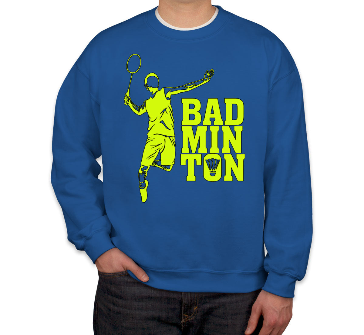 Badminton Player Unisex Sweatshirt