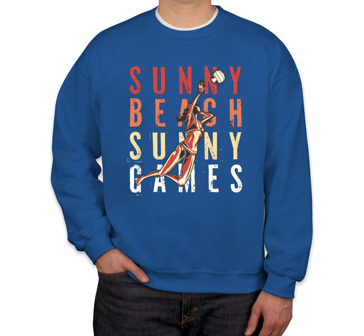 Beach Volleyball Unisex Sweatshirt