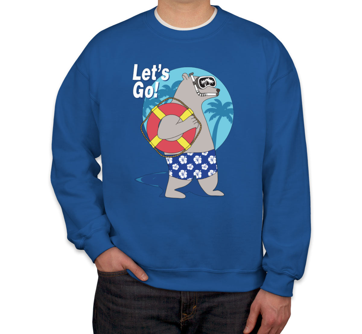 Bear On Vacation Unisex Sweatshirt