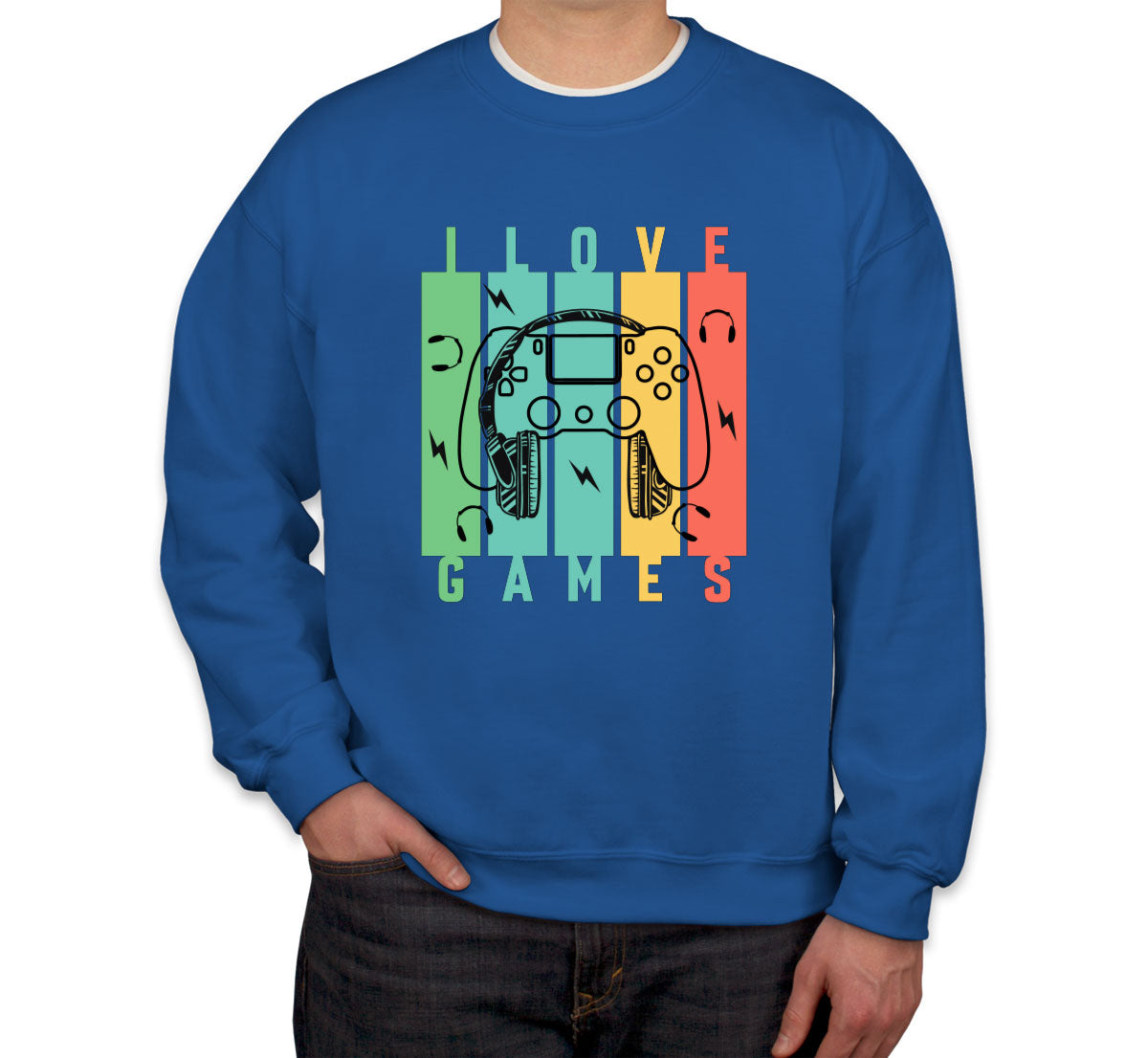 I Love Games Unisex Sweatshirt