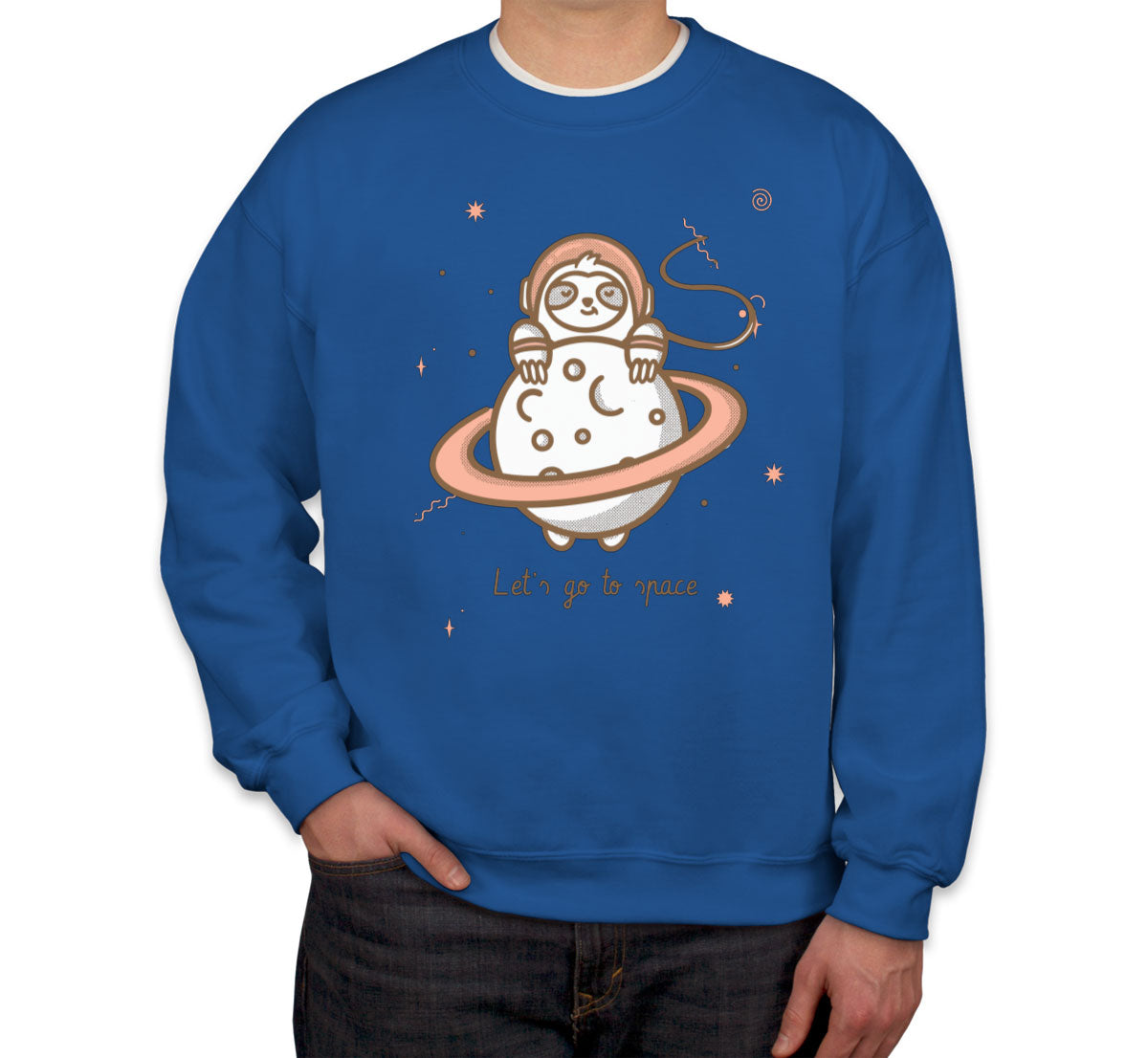 A Sloth In Space Unisex Sweatshirt