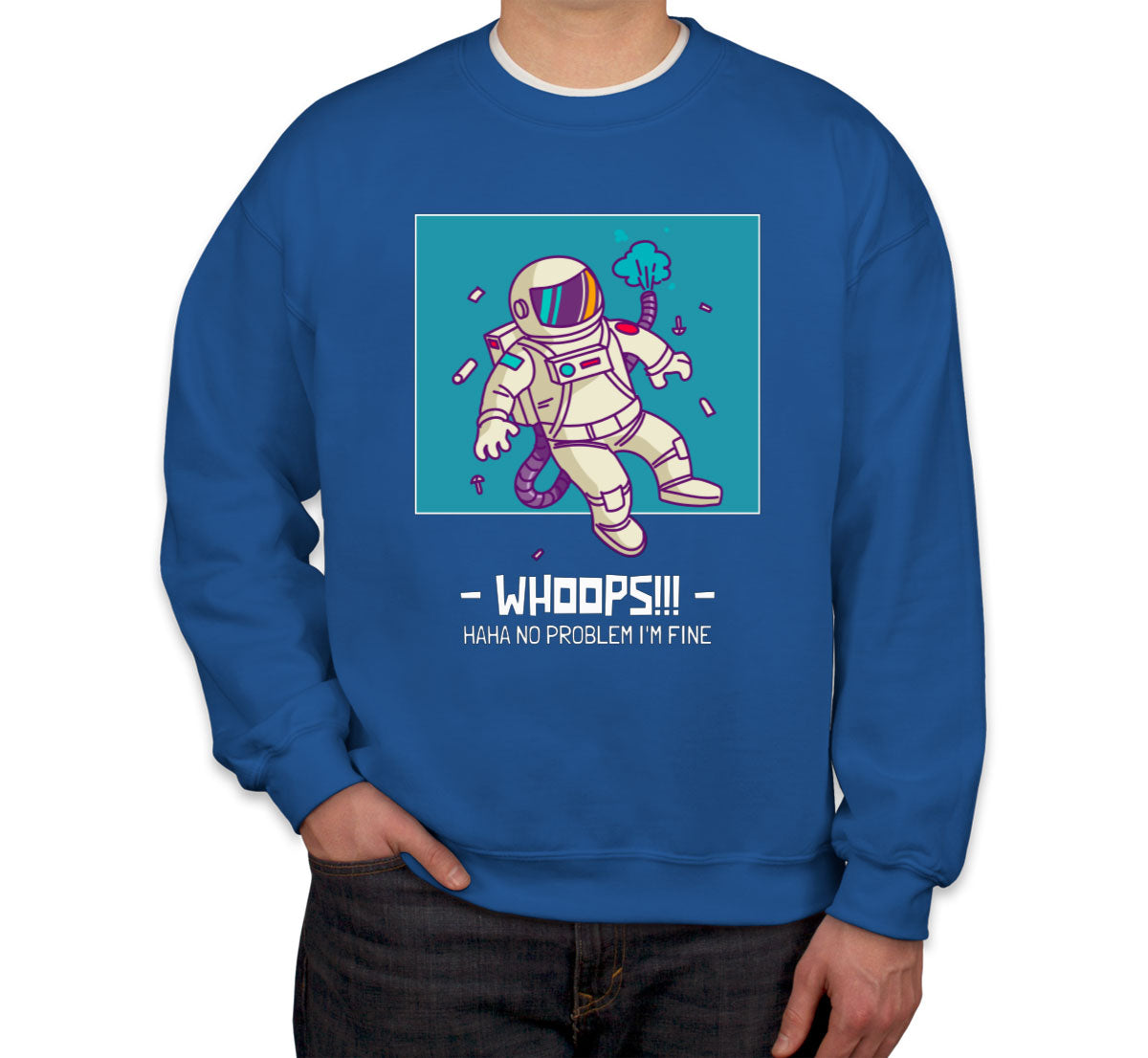 Astronaut Fart Unisex Sweatshirt