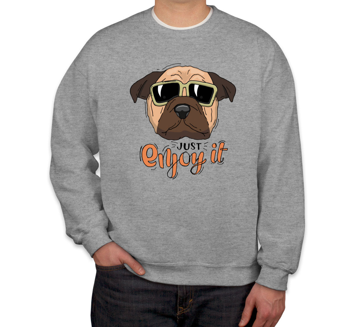 Cool Pug Unisex Sweatshirt