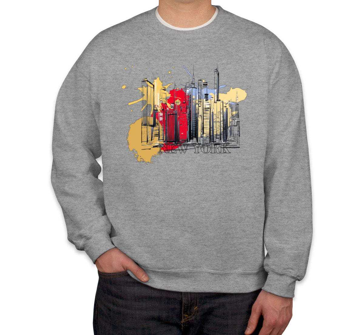 NYC New York Silhouette Unisex Sweatshirt