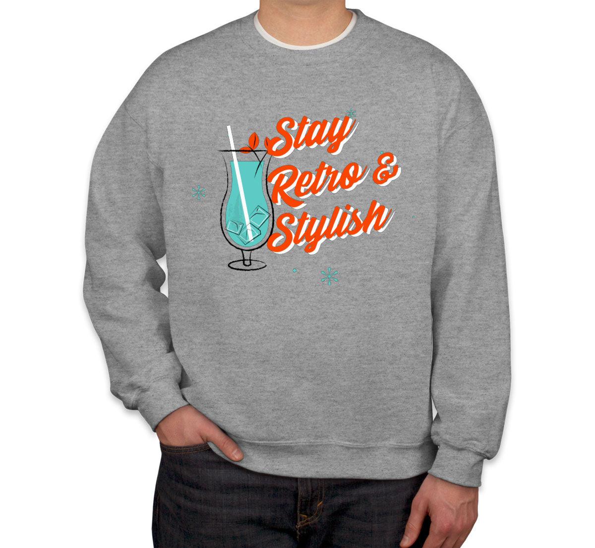 Stay Retro & Stylish Unisex Sweatshirt