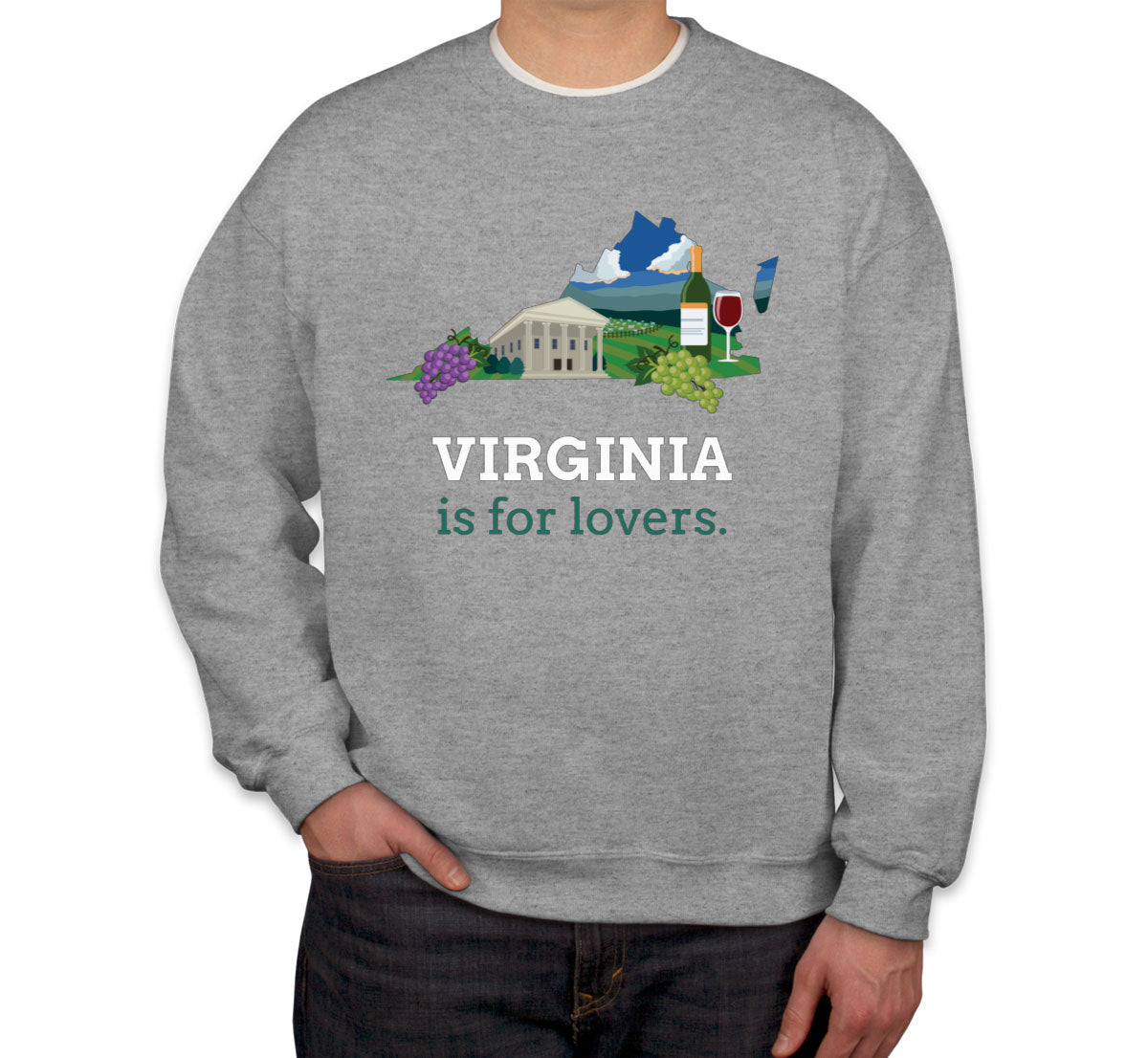 Virginia Is For Lovers Unisex Sweatshirt