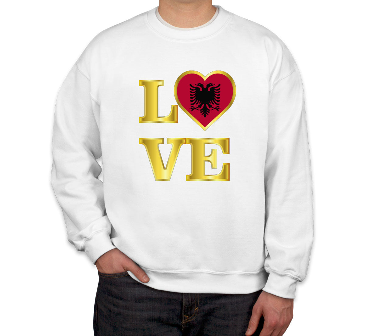 Albania Love Unisex Sweatshirt