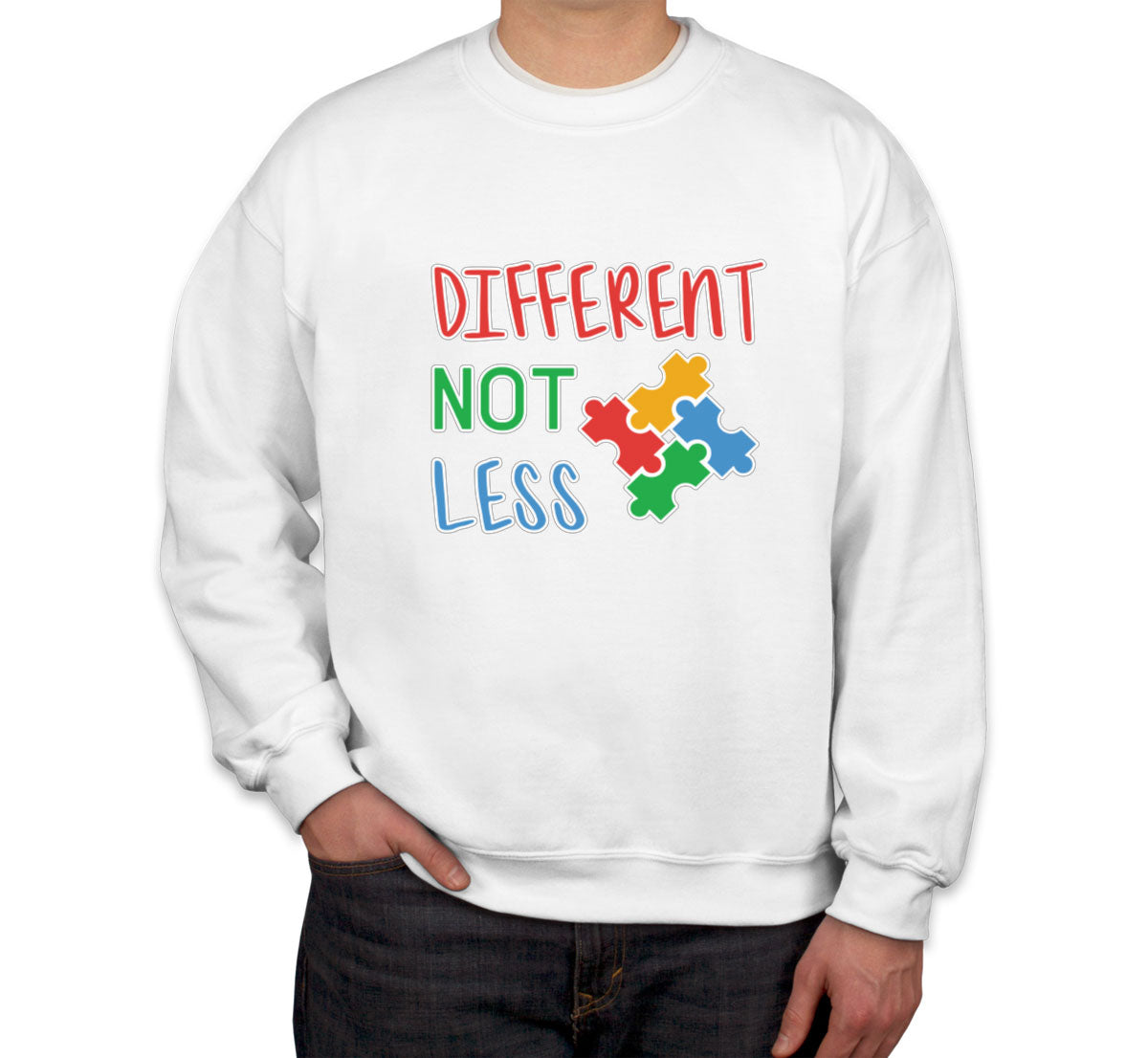 Autism Awareness Different Not Less Unisex Sweatshirt