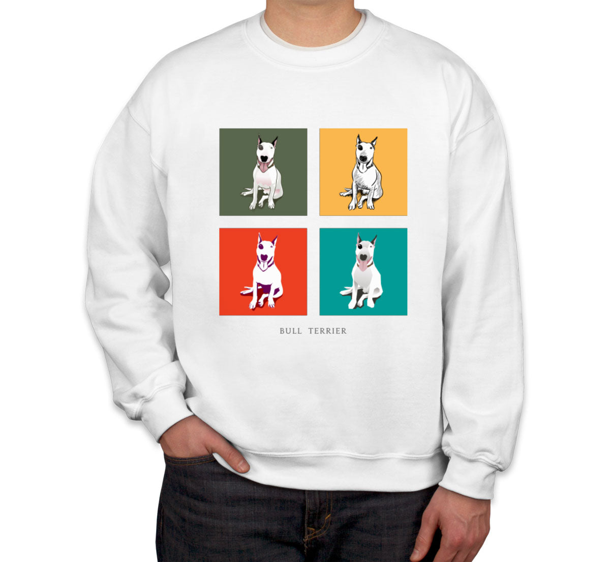 Bull Terrier Dog Unisex Sweatshirt