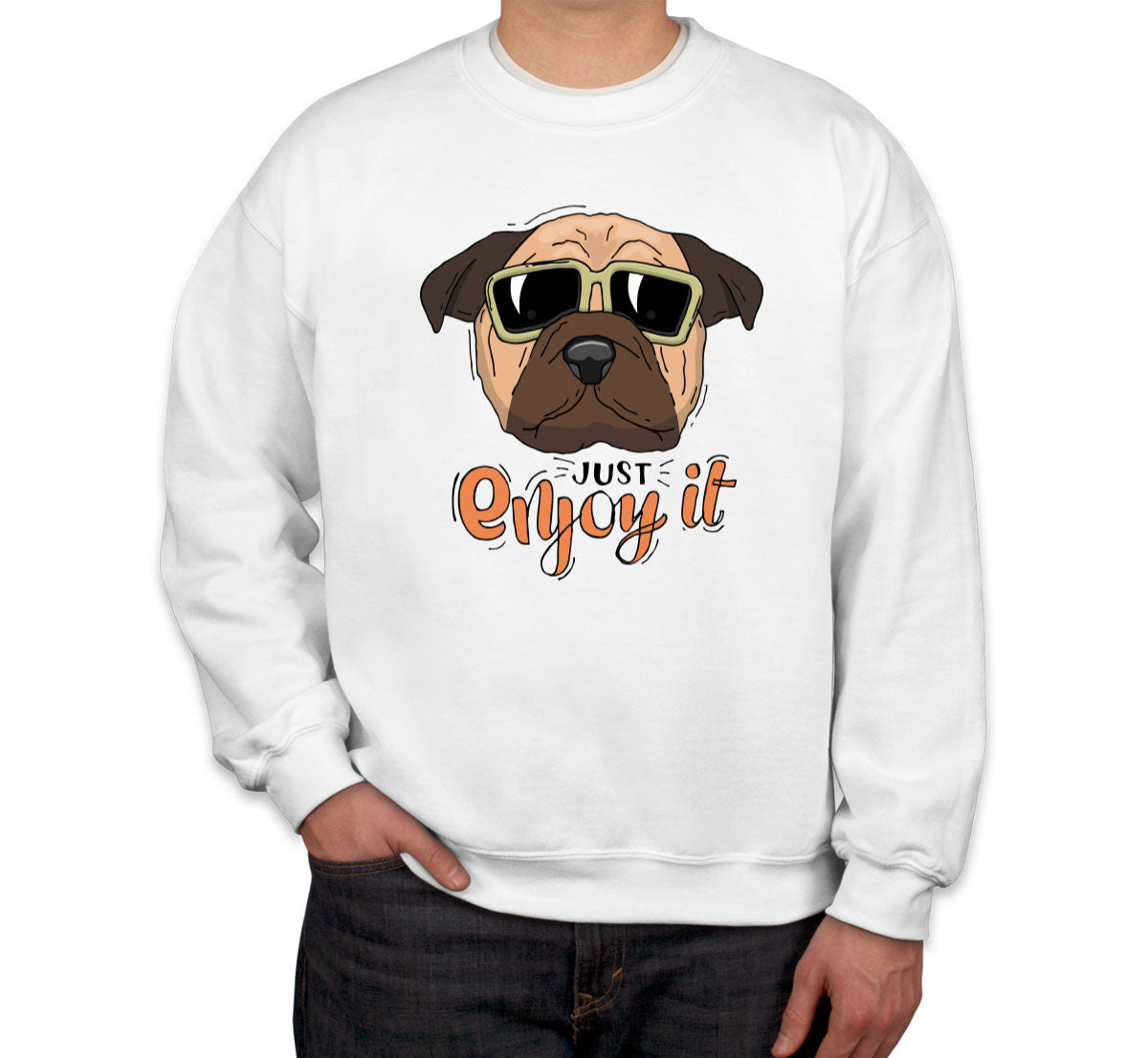 Cool Pug Unisex Sweatshirt