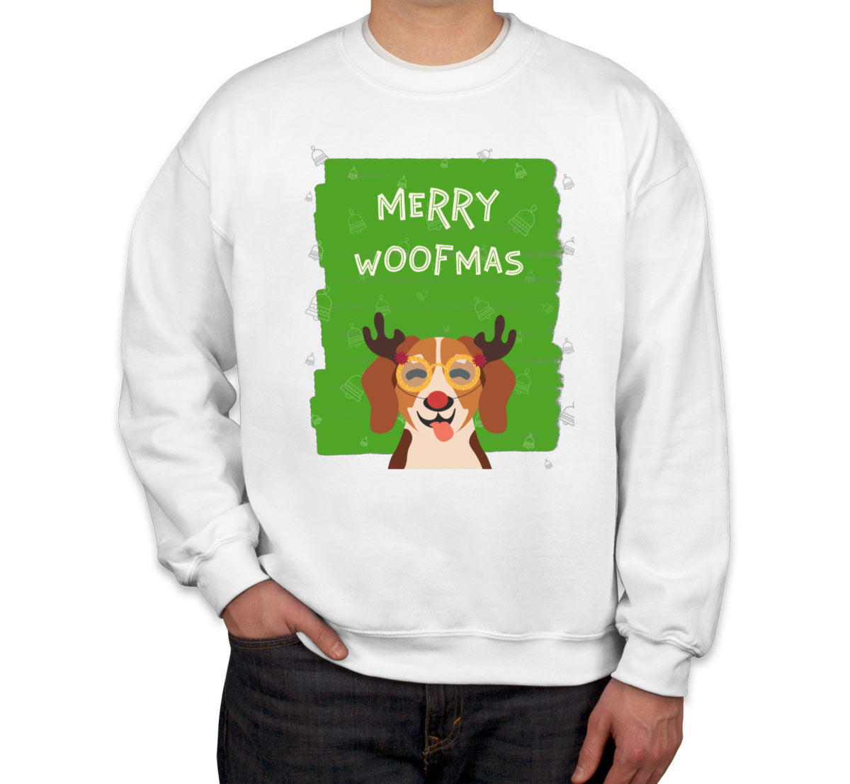 Merry Woofmas Dog Christmas Unisex Sweatshirt