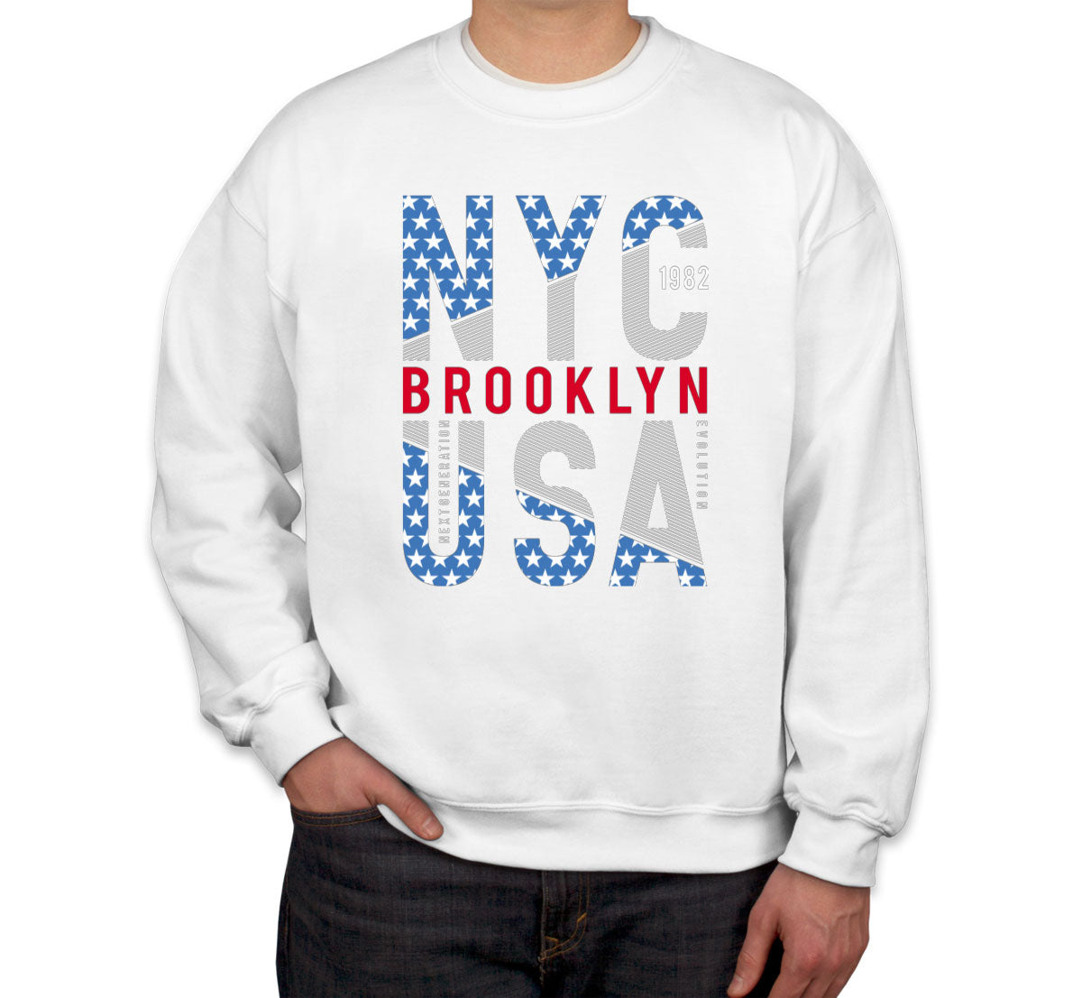 Brooklyn NYC USA Unisex Sweatshirt