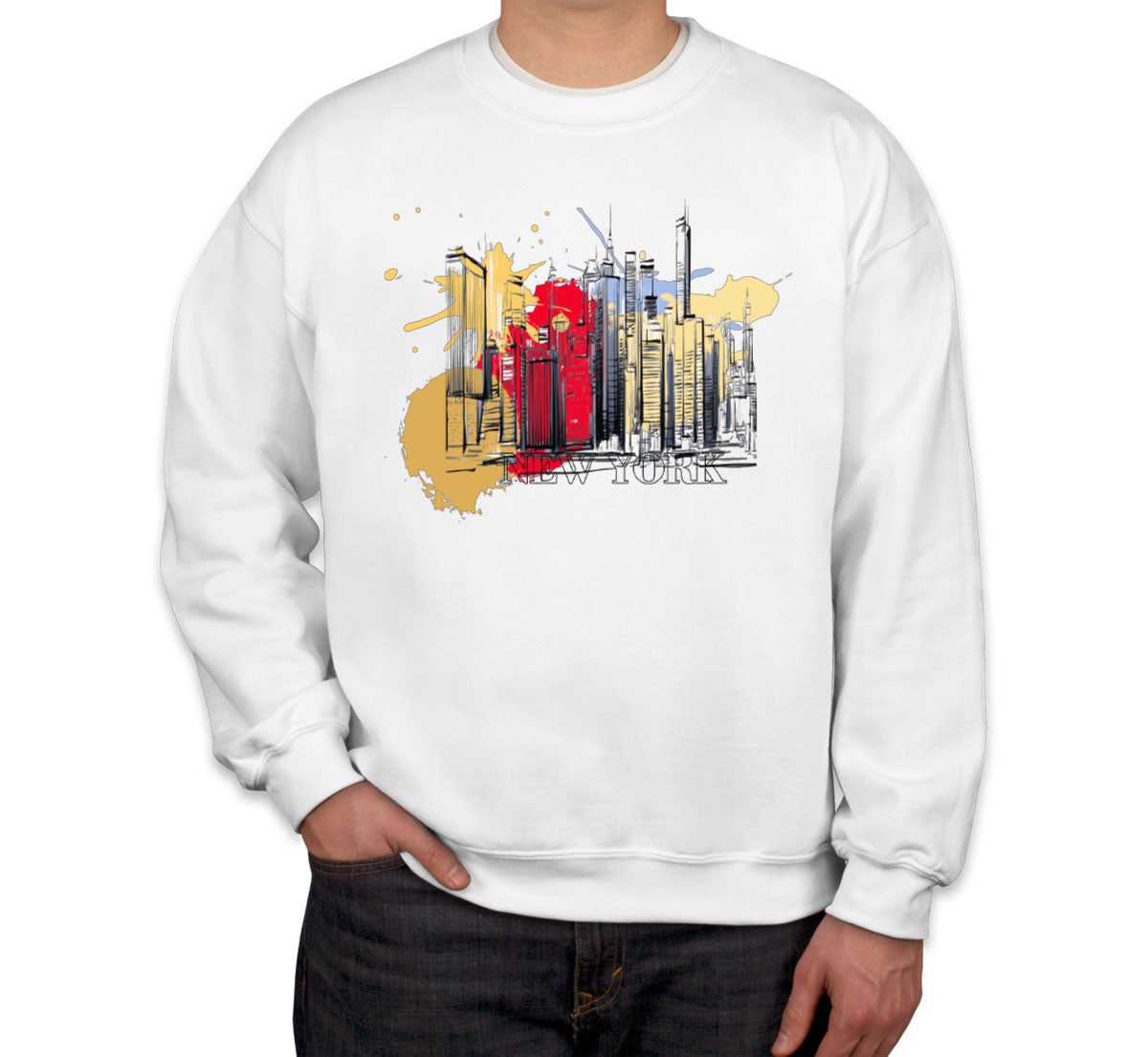 NYC New York Silhouette Unisex Sweatshirt