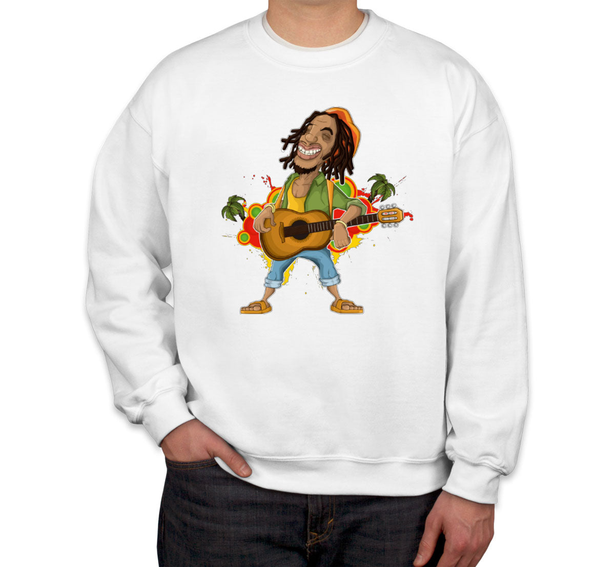 Rasta Reggae Rastafarian Unisex Sweatshirt