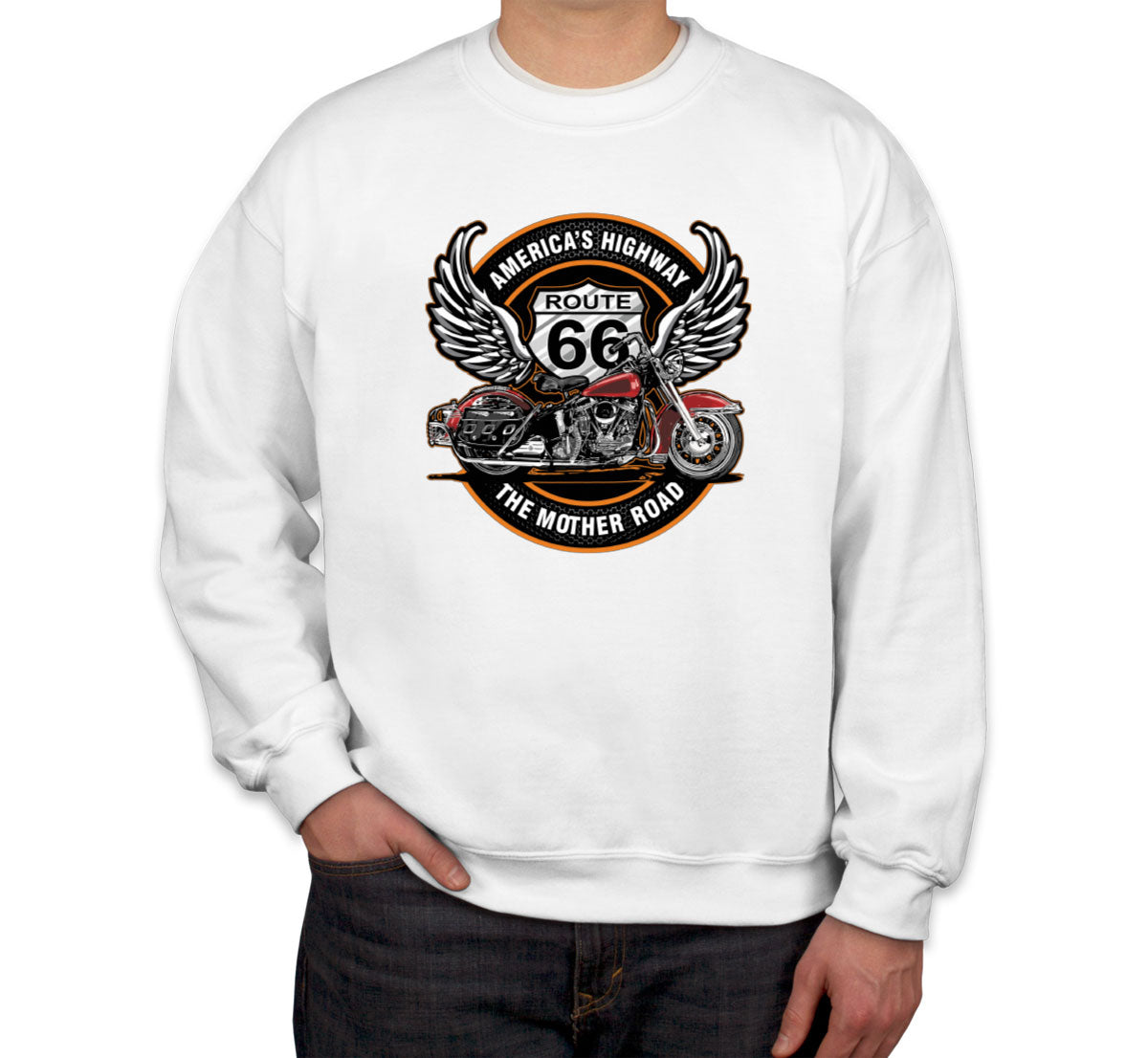 Route 66 The Mother Road Unisex Sweatshirt