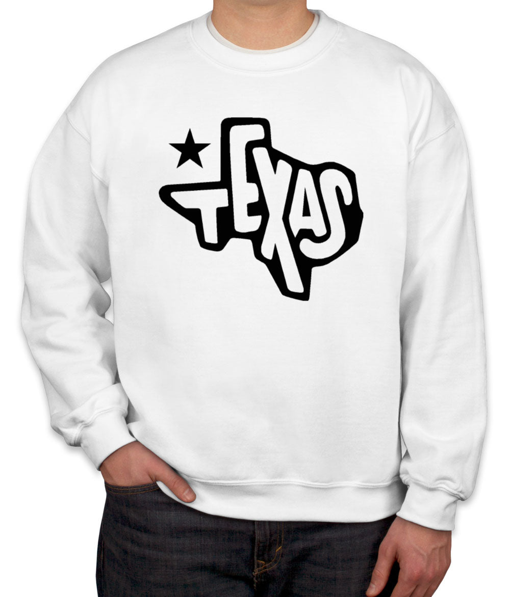 Texas Map Unisex Sweatshirt