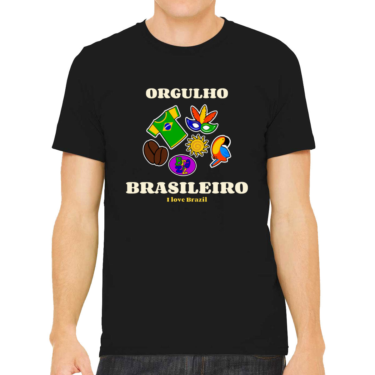 Brazil Composition Men's T-shirt