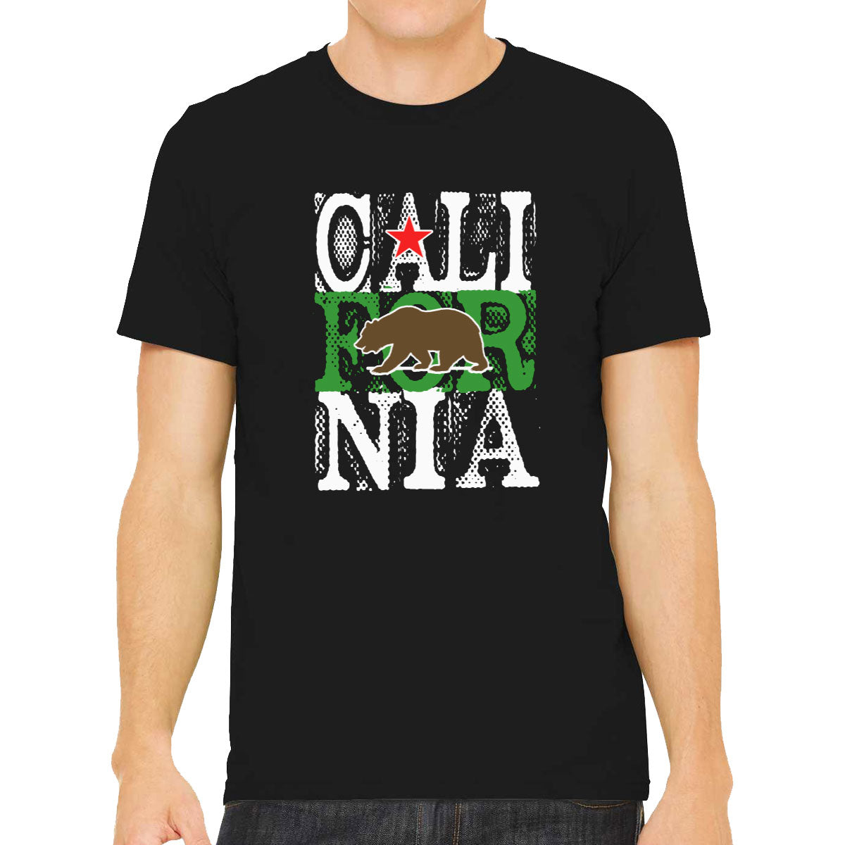 California Republic Bear Men's T-shirt
