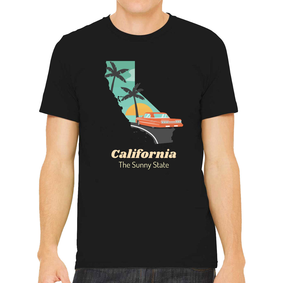 California The Sunny State Men's T-shirt