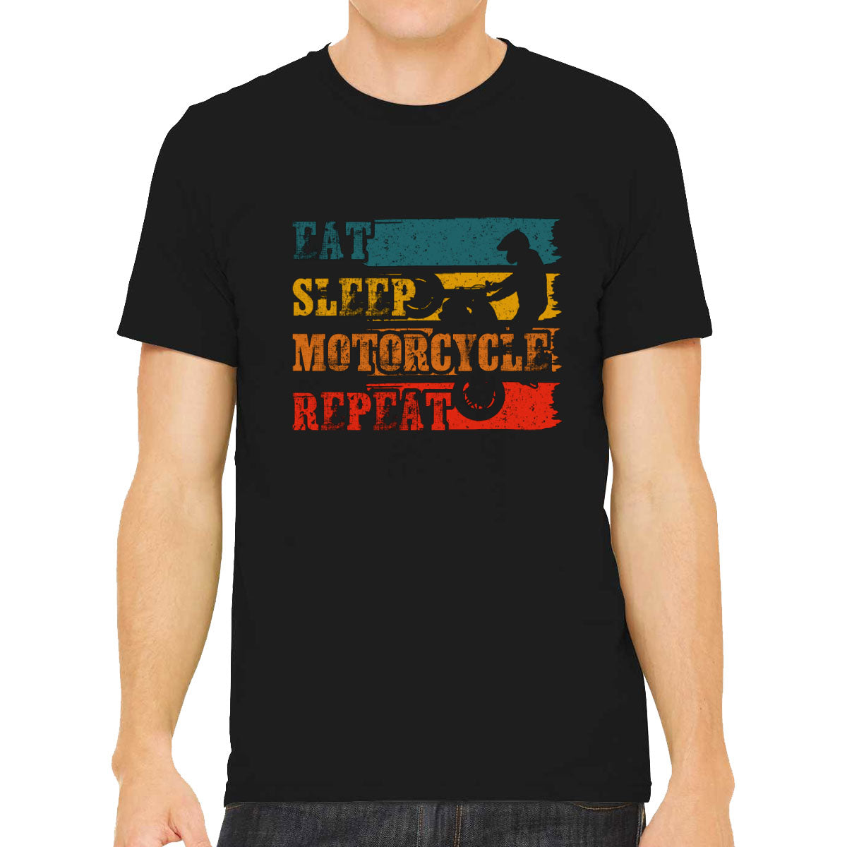 Eat Sleep Motorcycle Repeat Men's T-shirt