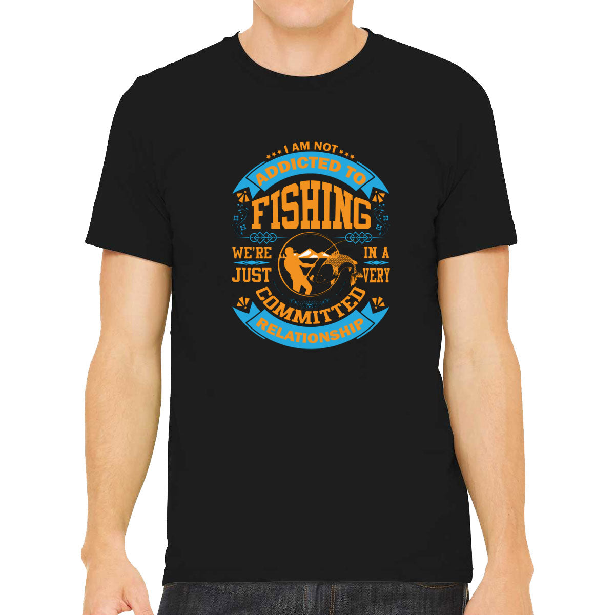Fishing Addicted Retirement Men's T-shirt