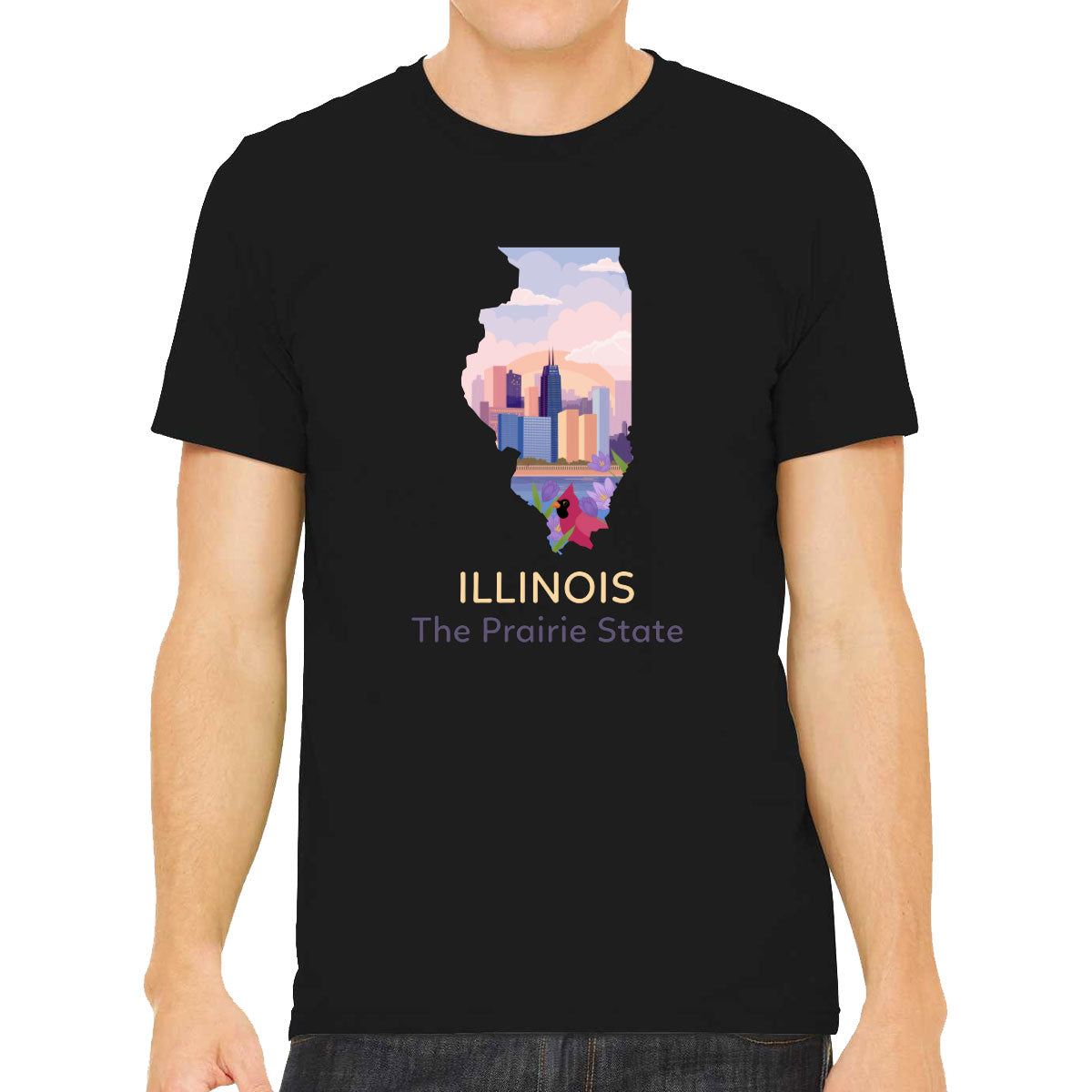 Illinois The Prairie State Men's T-shirt