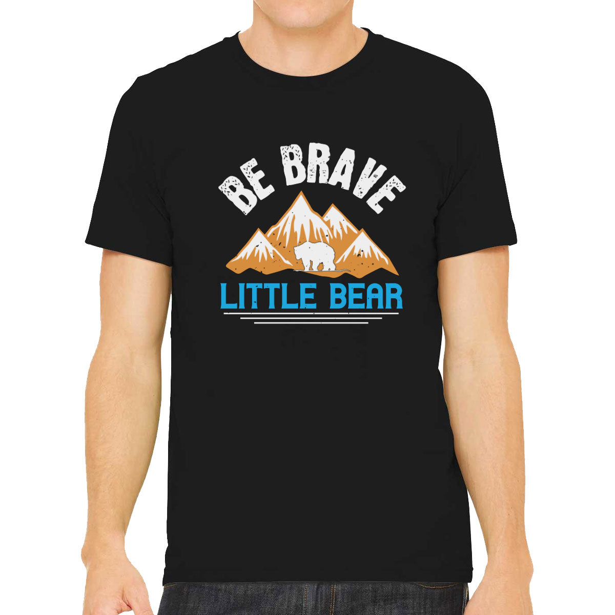 Be Brave Little Bear Men's T-shirt