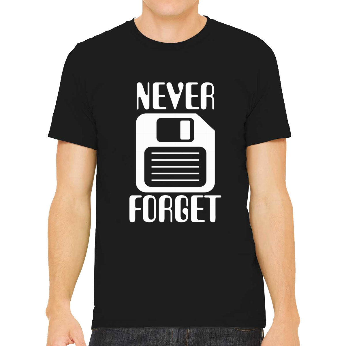 Never Forget Floppy Disk Men's T-shirt