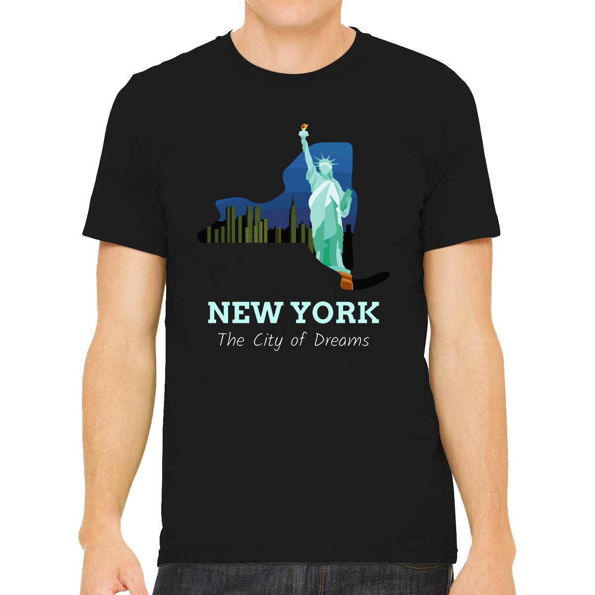 New York The City Of Dreams Men's T-shirt