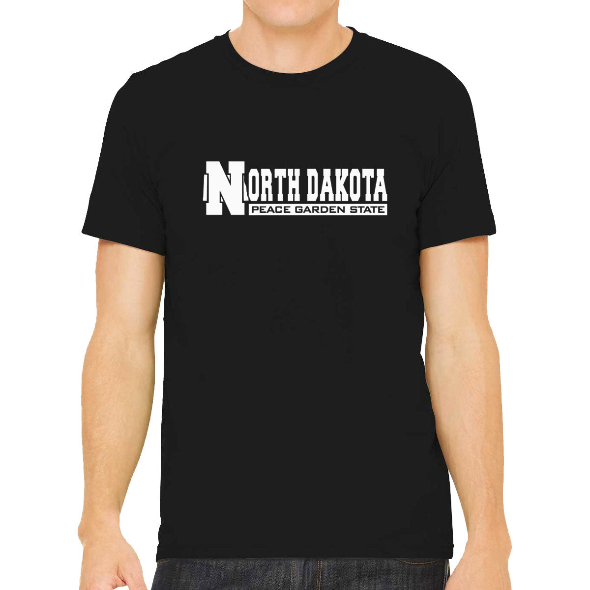 North Dakota Peace Garden State Men's T-shirt