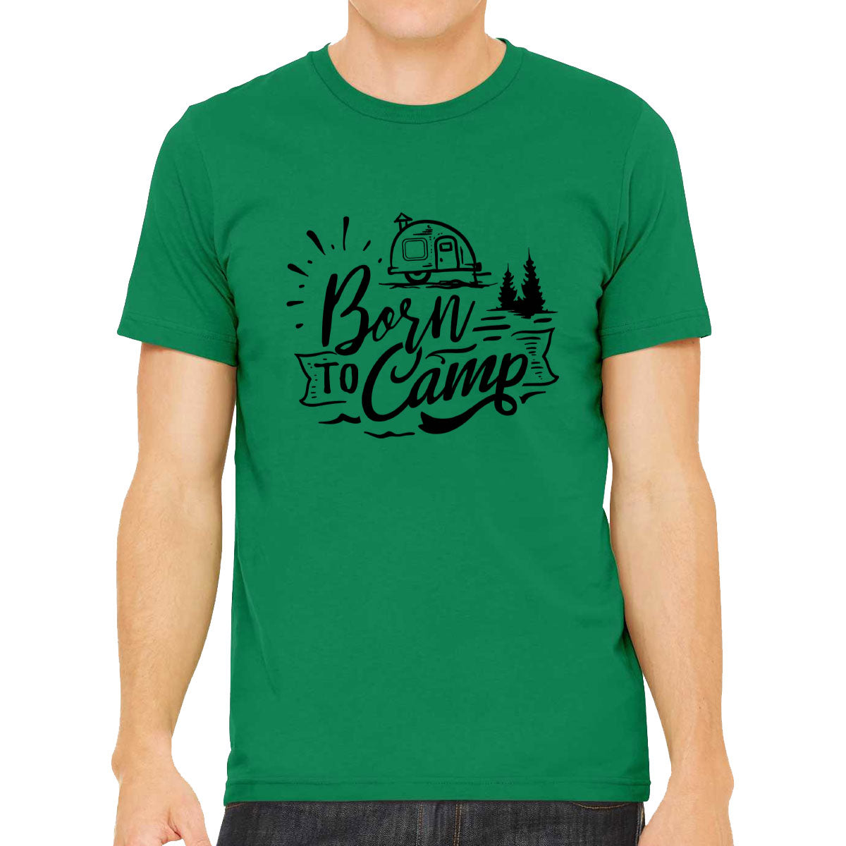 Born To Camp Men's T-shirt