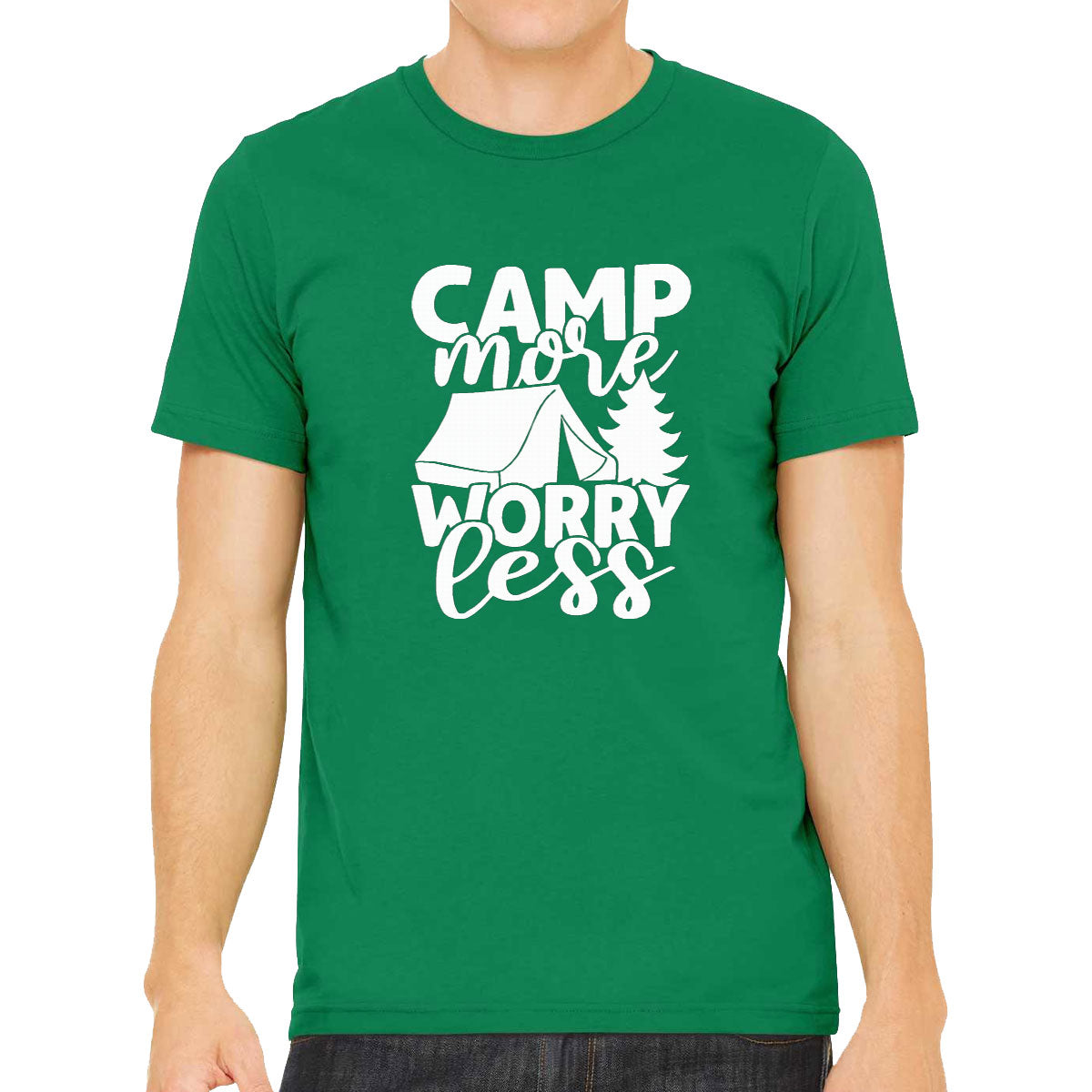 Camp More Worry Less Men's T-shirt