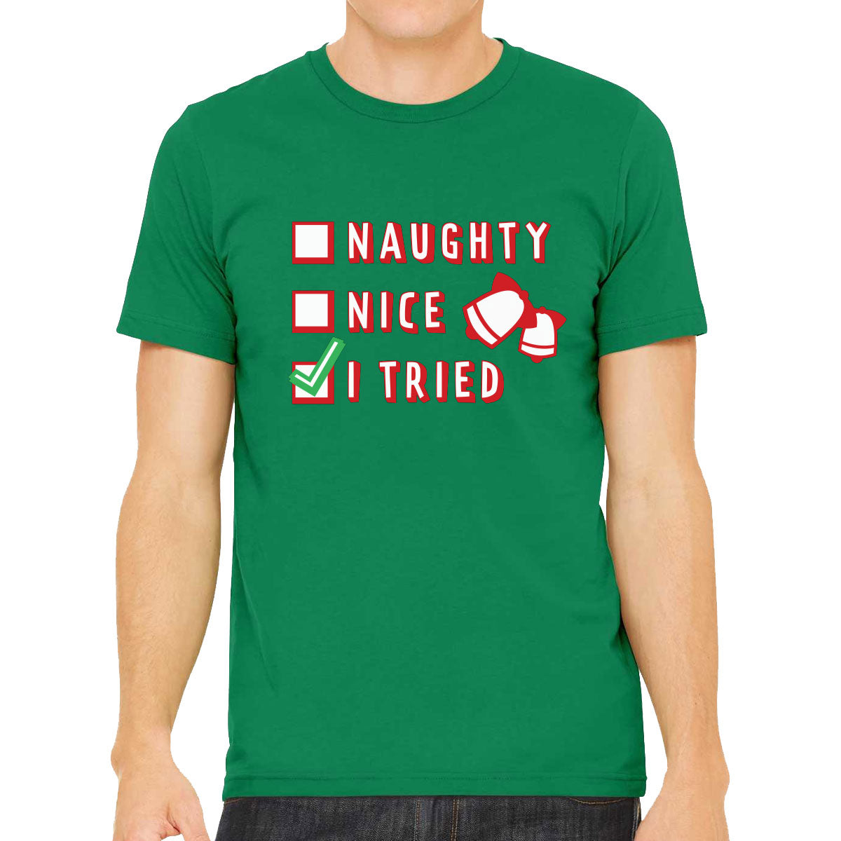 Naughty Nice I Tried Men's T-shirt