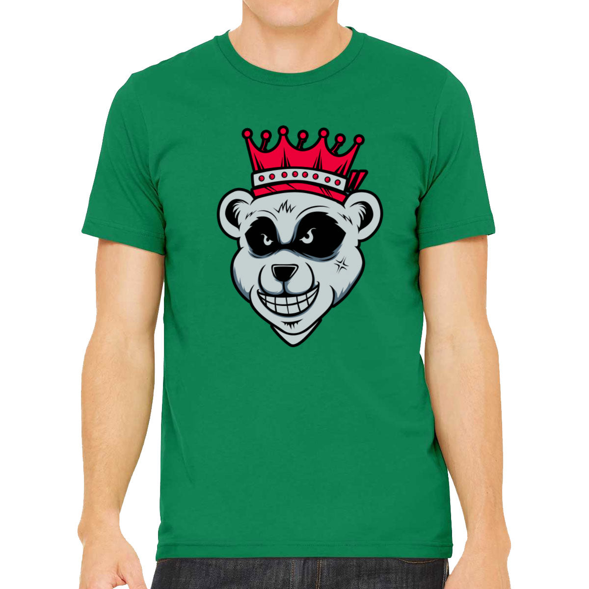 King Bear With Crown Men's T-shirt