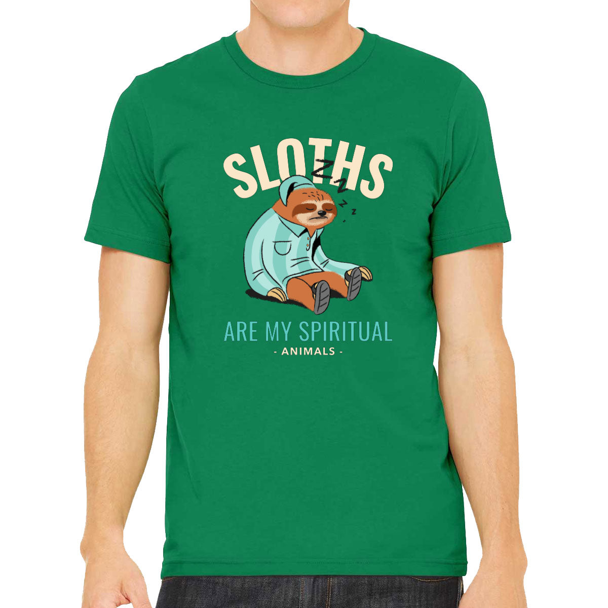 Sloths Are My Spiritual Animals Men's T-shirt