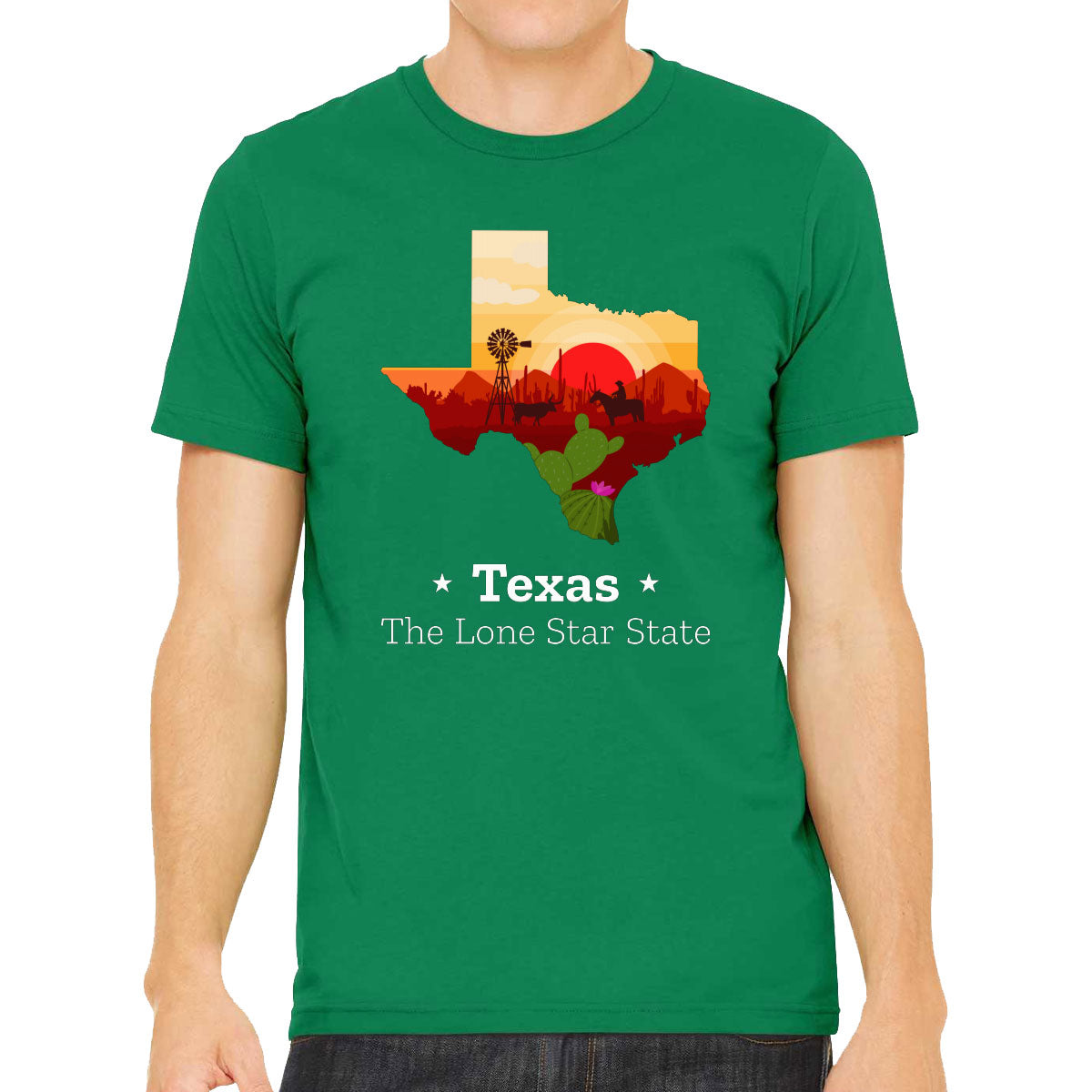 Texas The Lone Star State Men's T-shirt