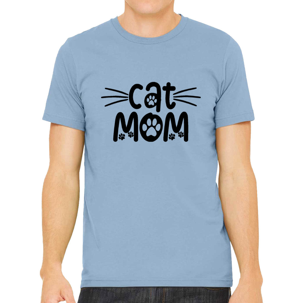 Cat Mom Paw Print Men's T-shirt