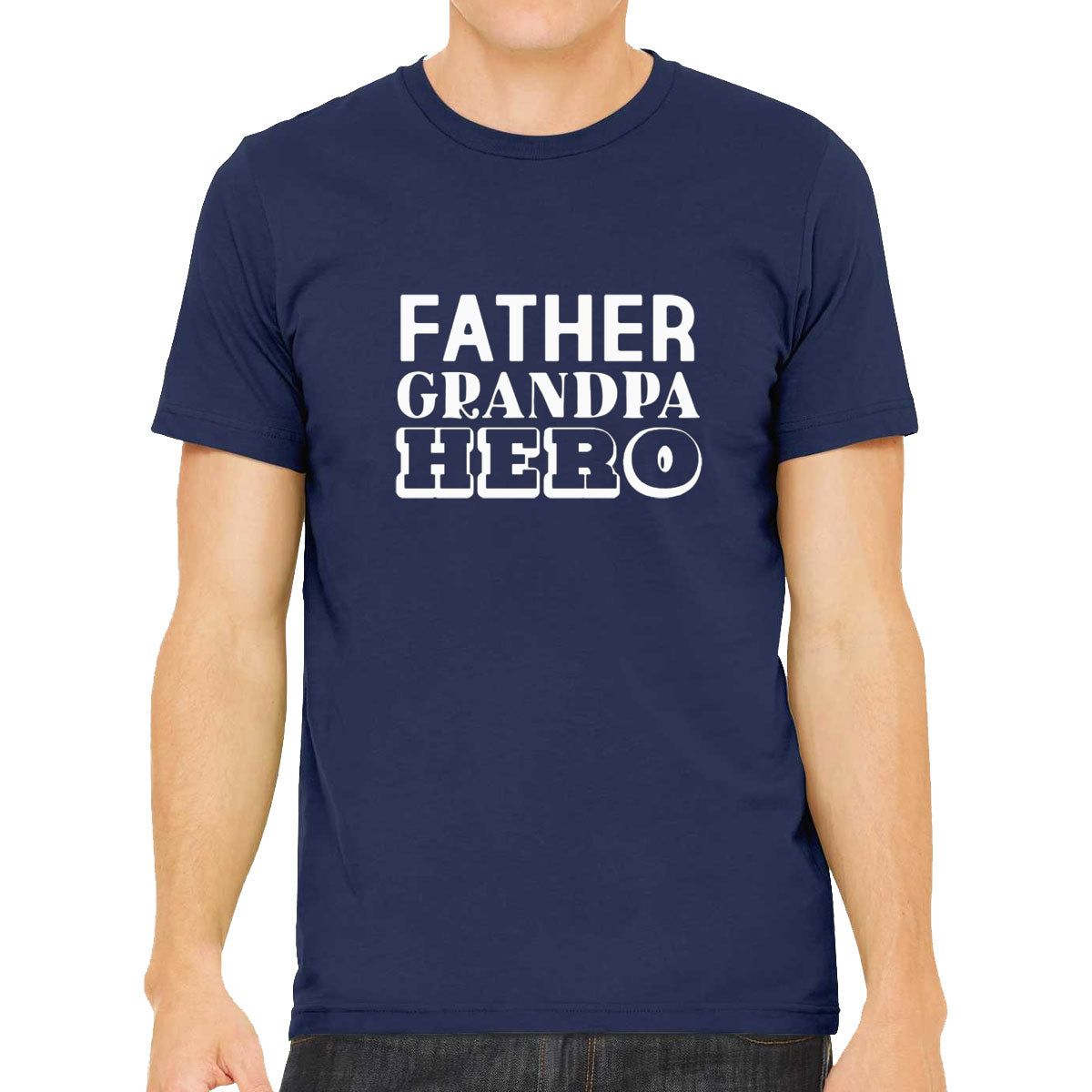 Father Grandpa Hero Men's T-shirt