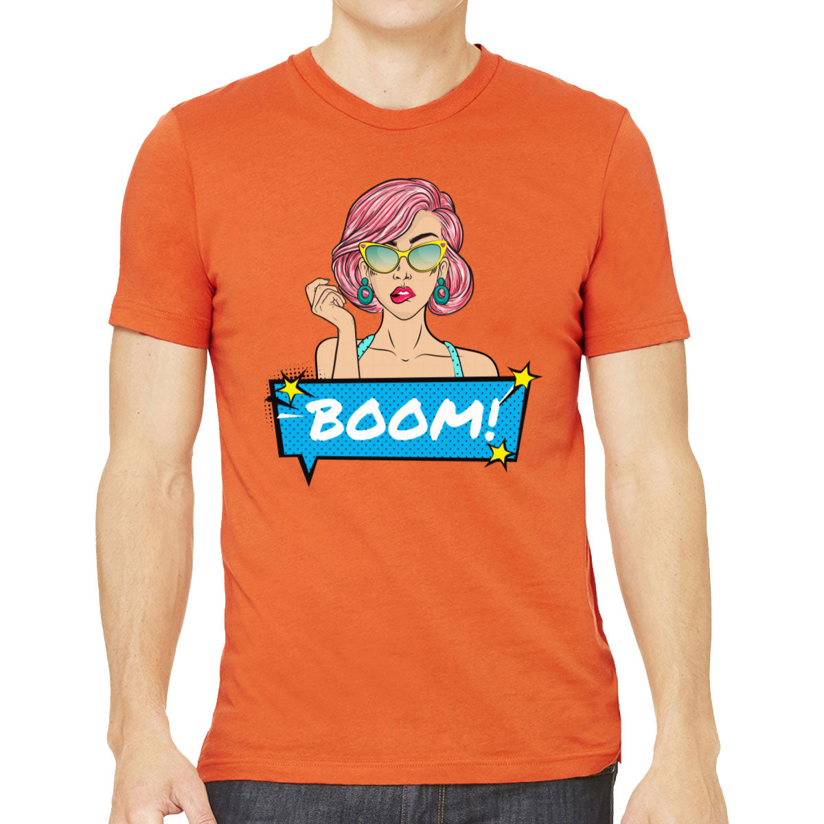 Retro Pop Art Lady Men's T-shirt