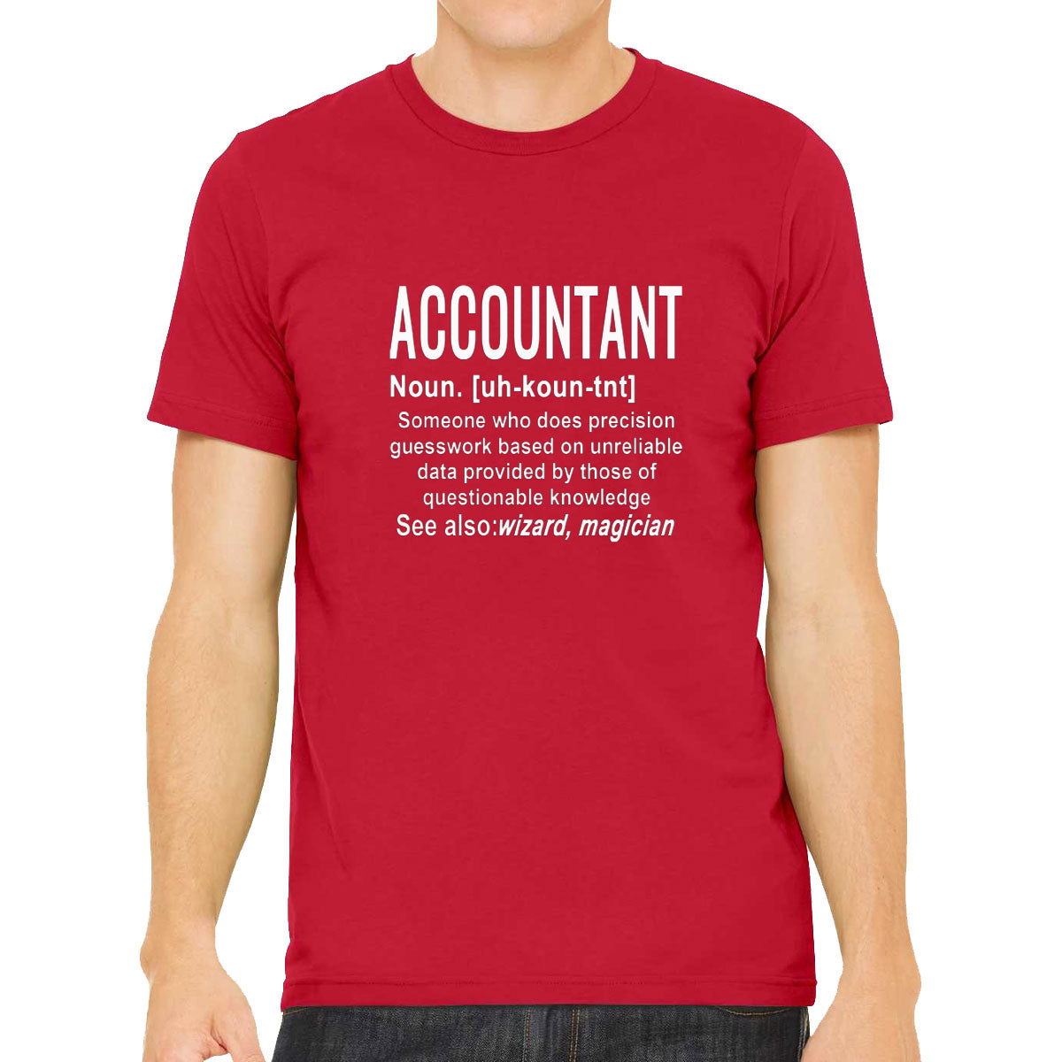 Accountant Definition Men's T-shirt